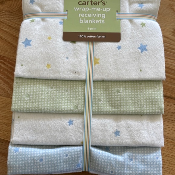 Carters Wrap-Me-Up Receiving Blankets (4 Pack) - Picture 3 of 4